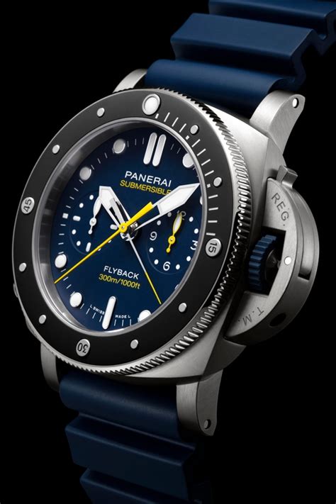 panerai submersible chrono flyback mike horn edition